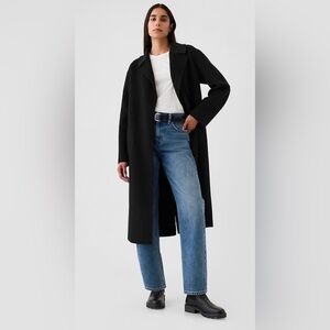 Gap Career Office Belted Double-Faced Wool Trench Wrap Coat Overcoat NWT XL Tall